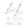 Aisens Soporte de Sobremesa Ajustable LPS2M-175 para Portátil o Tablet, Gris